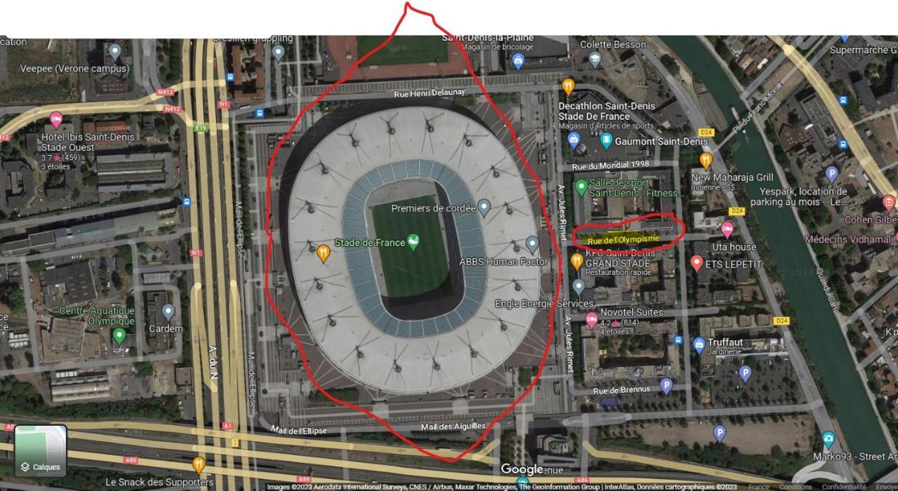 Appartement Sur Et Garage Au Stade De France A 2 Mn De Paris, 20 De Roissy Cdg Et 30 De La Defense Animaux Bienvenus Saint-Denis  Extérieur photo